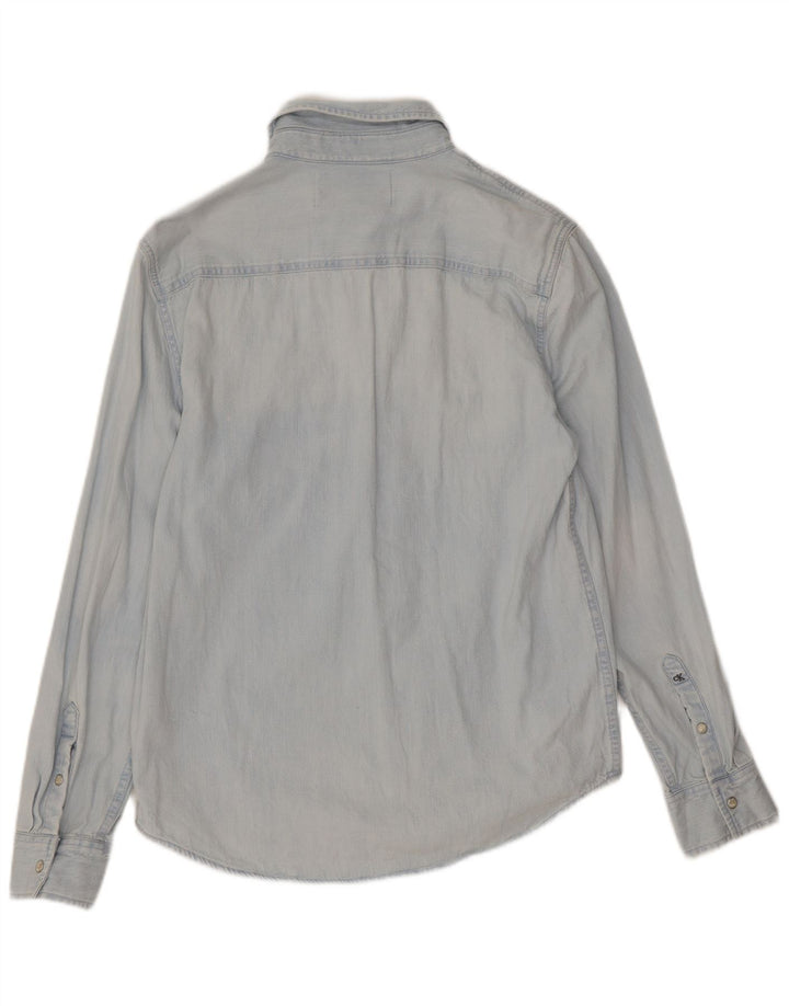 Calvin Klein Jeans Denimskjorte til mænd, lille blå