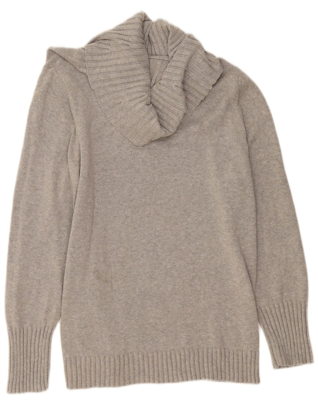 NAUTICA Dame Rullehals Sweater UK 20 2XL Grå Bomuld