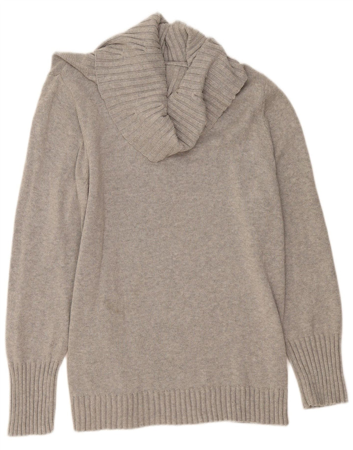 NAUTICA Dame Rullehals Sweater UK 20 2XL Grå Bomuld