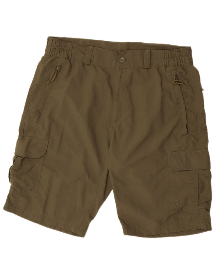 MOUNTAIN WAREHOUSE Herre Cargo Shorts W34 Large Khaki Nylon