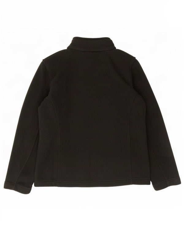 Marks & Spencer Dame Oversized Fleecejakke UK 10 Small Black Polyester
