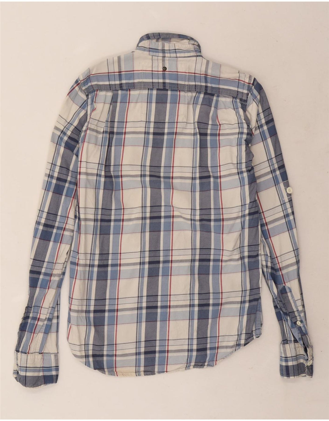 Superdry Flanelskjorte til mænd mellemblå ternet