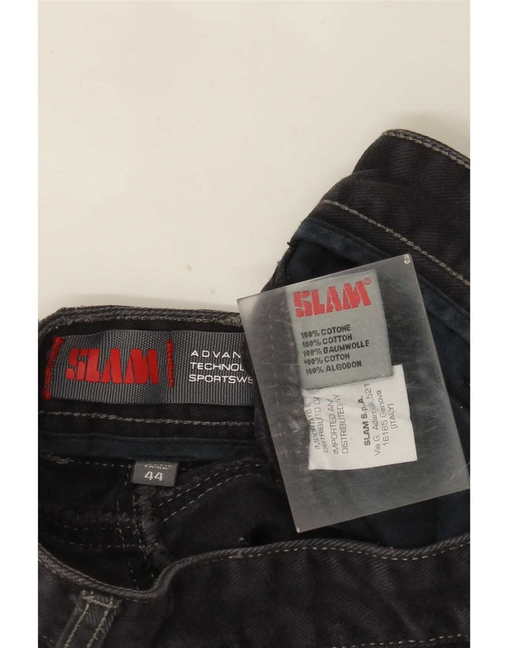 Slam Dame Lige Jeans IT 44 Medium W30 L33 Grå Bomuld