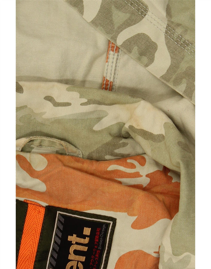 Superdry Oversized 3/4-ærmet militærjakke til kvinder UK 14 Medium Khaki