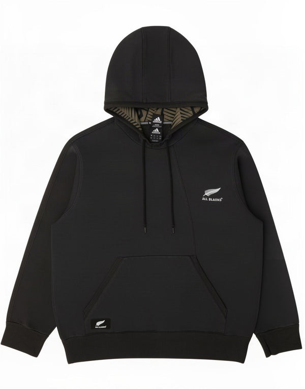 Adidas Herre All Blacks Hættetrøje Jumper Large Black Cotton