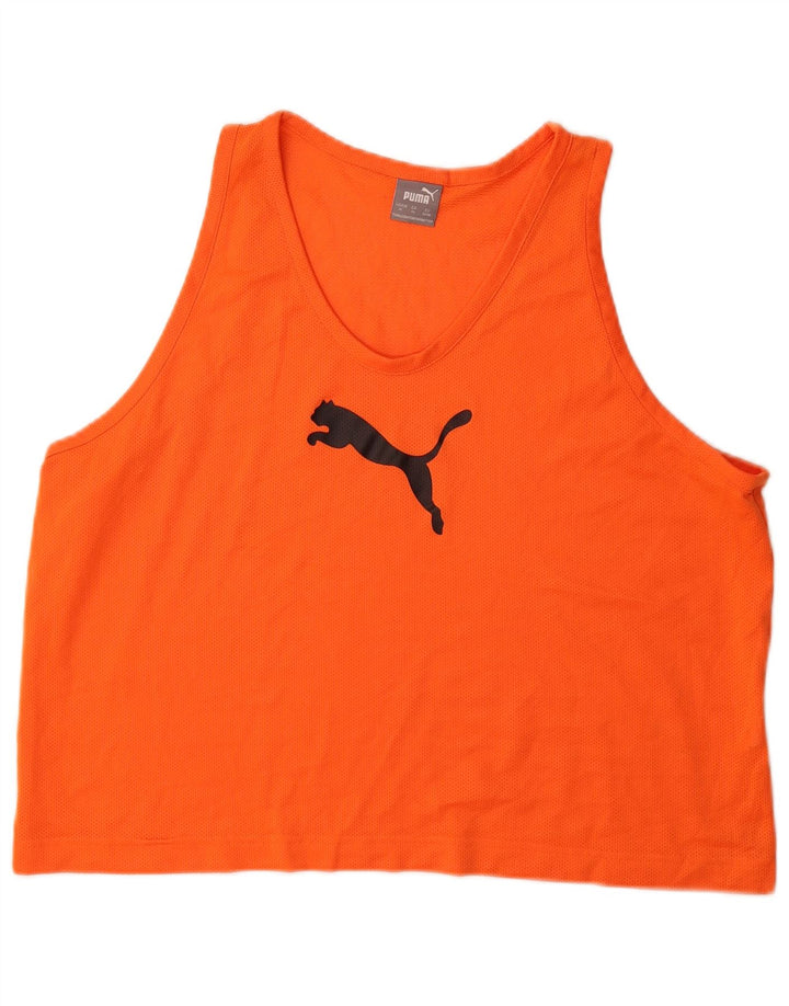 Puma Herre Grafisk Vest Top XL Orange Polyester