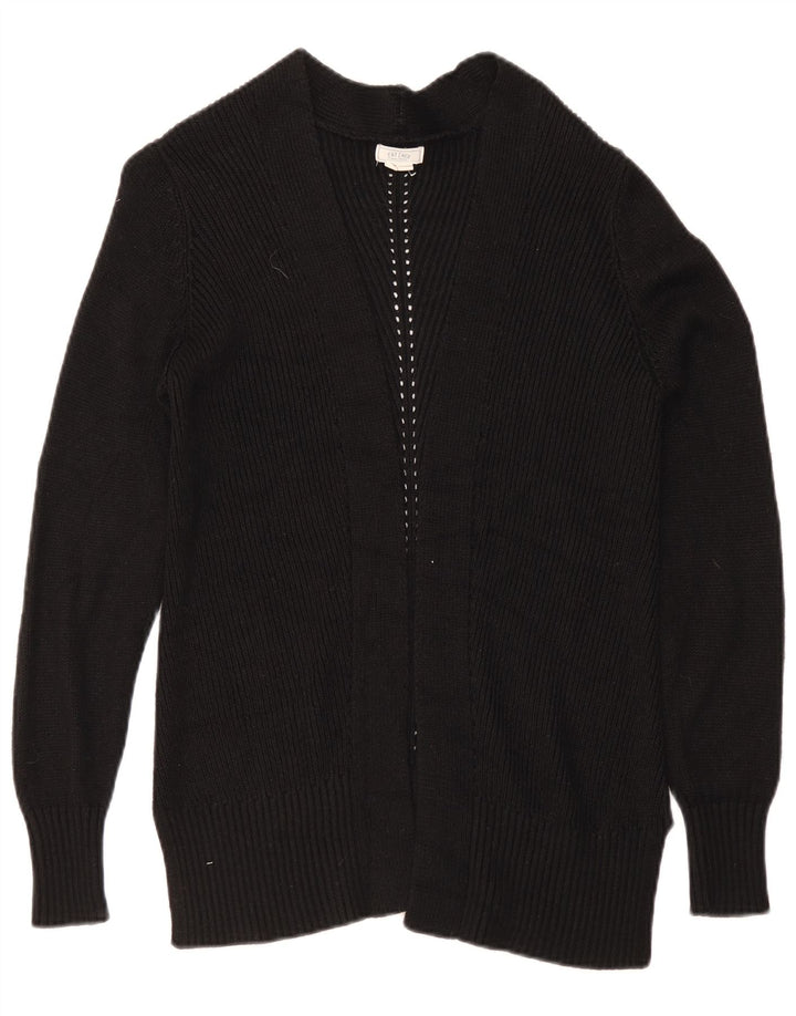 Fat Face Womens Open Cardigan Sweater UK 10 Small Black