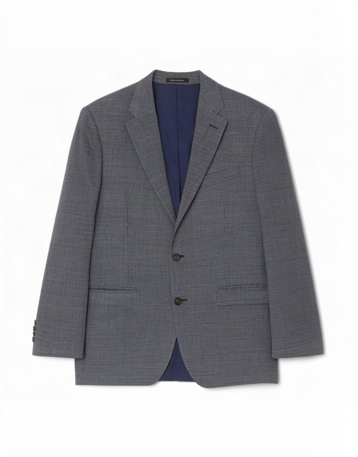 Ralph Lauren Herre Regular Fit 2 Button Blazer Jacket UK 40 Large Blue Silk