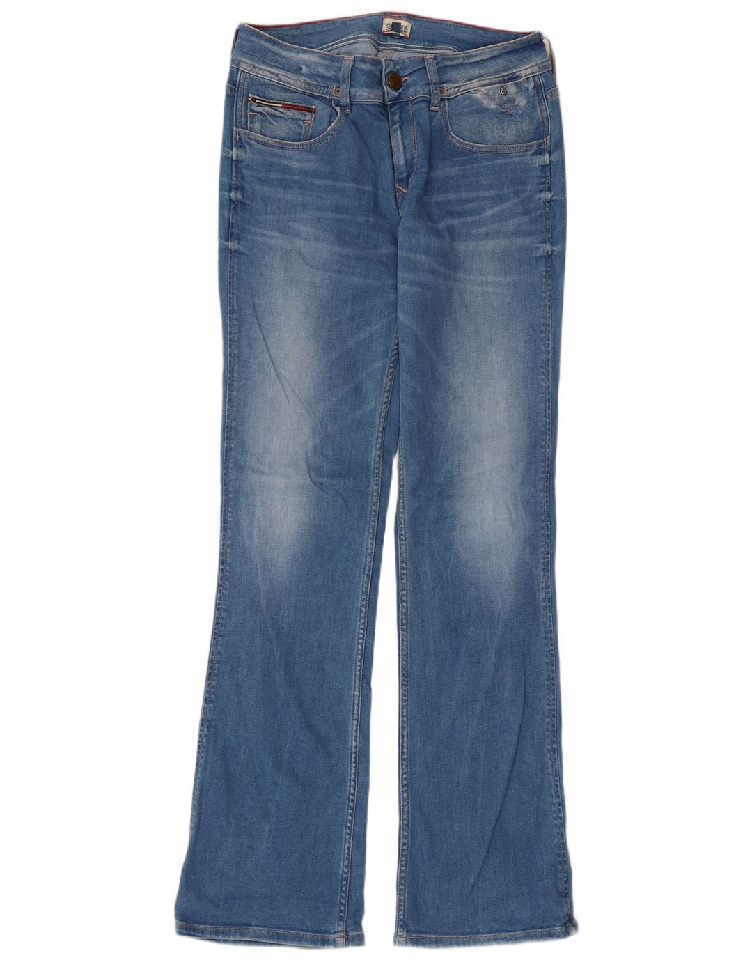 Tommy Hilfiger Dame Bootcut Jeans W31 L32 Blå Bomuld