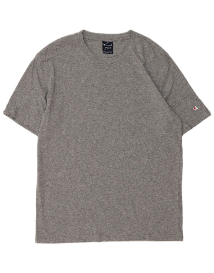 CHAMPION Herre T-Shirt Top Medium Grey Flecked Bomuld