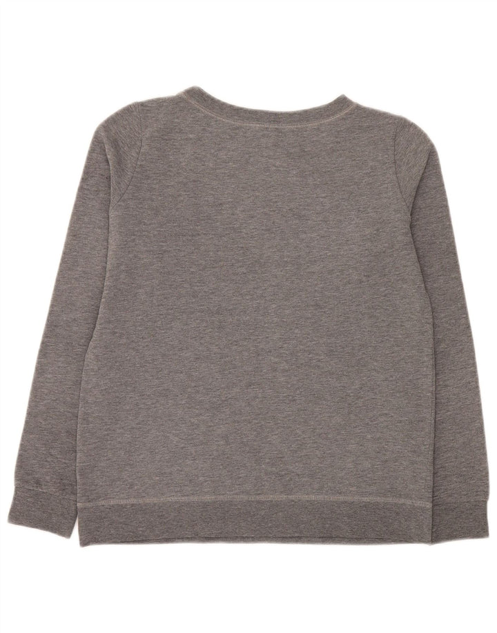 Converse Graphic Oversized Sweatshirt Jumper UK 6 XS Grå Flecked