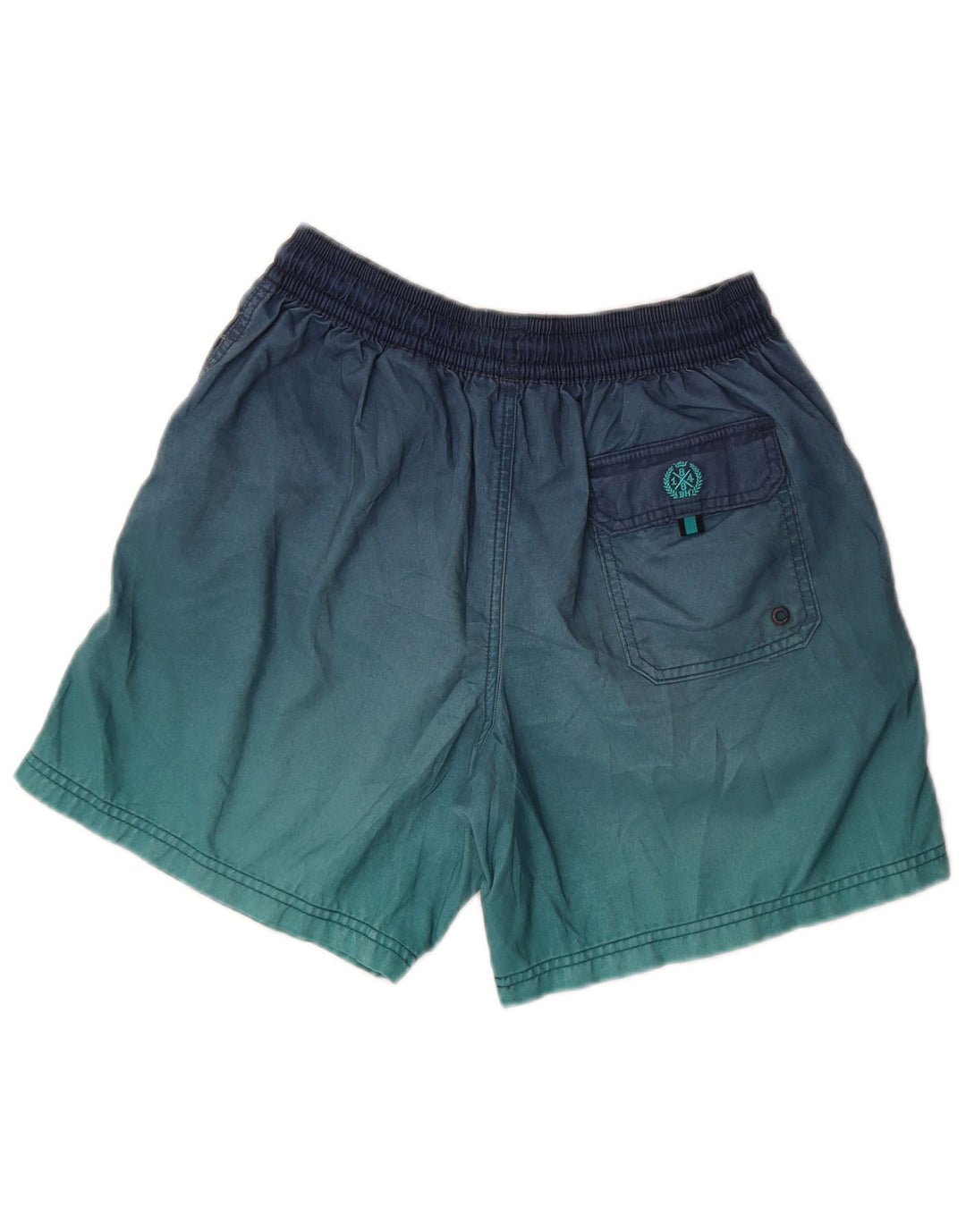 MARKS & SPENCER Badeshorts til mænd Small Blue Tie Dye Polyester