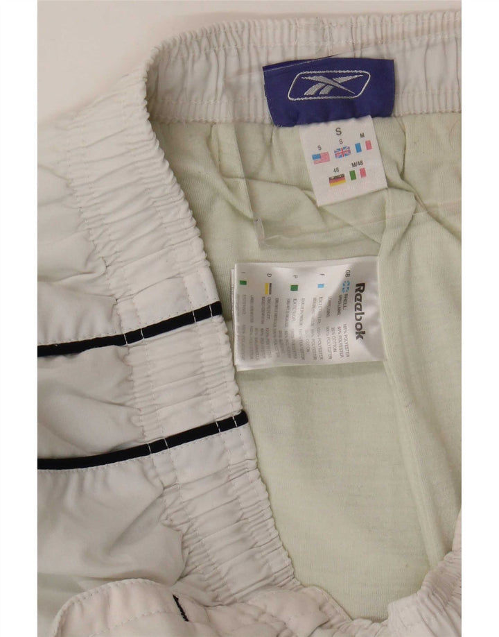 Reebok Herre grafisk træningsdragt Bukser Jogger Small White Polyester