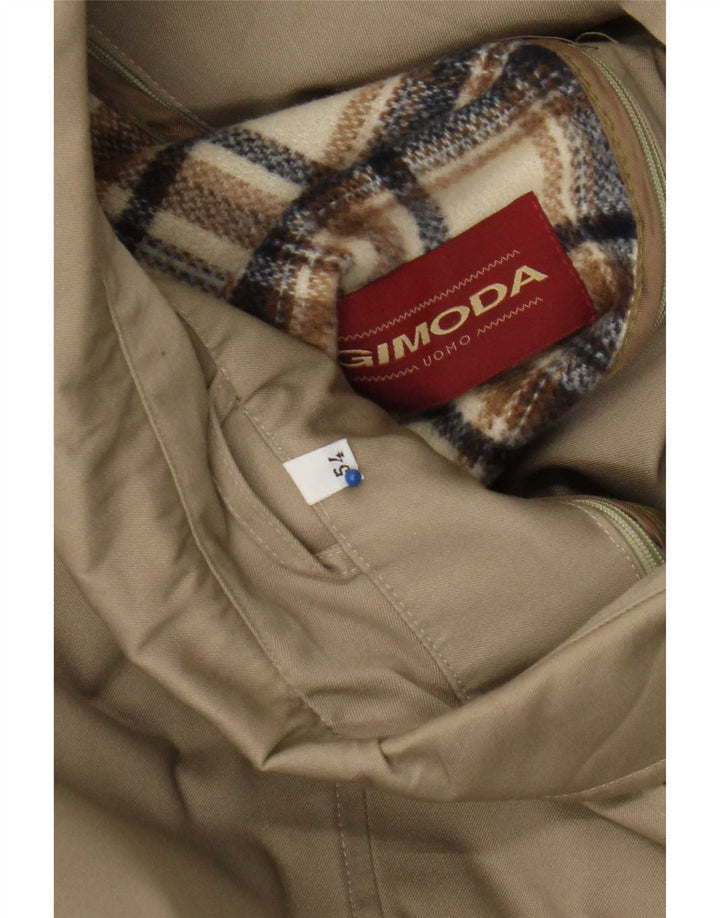 Vintage Trench Coat til mænd IT 54 2XL Beige
