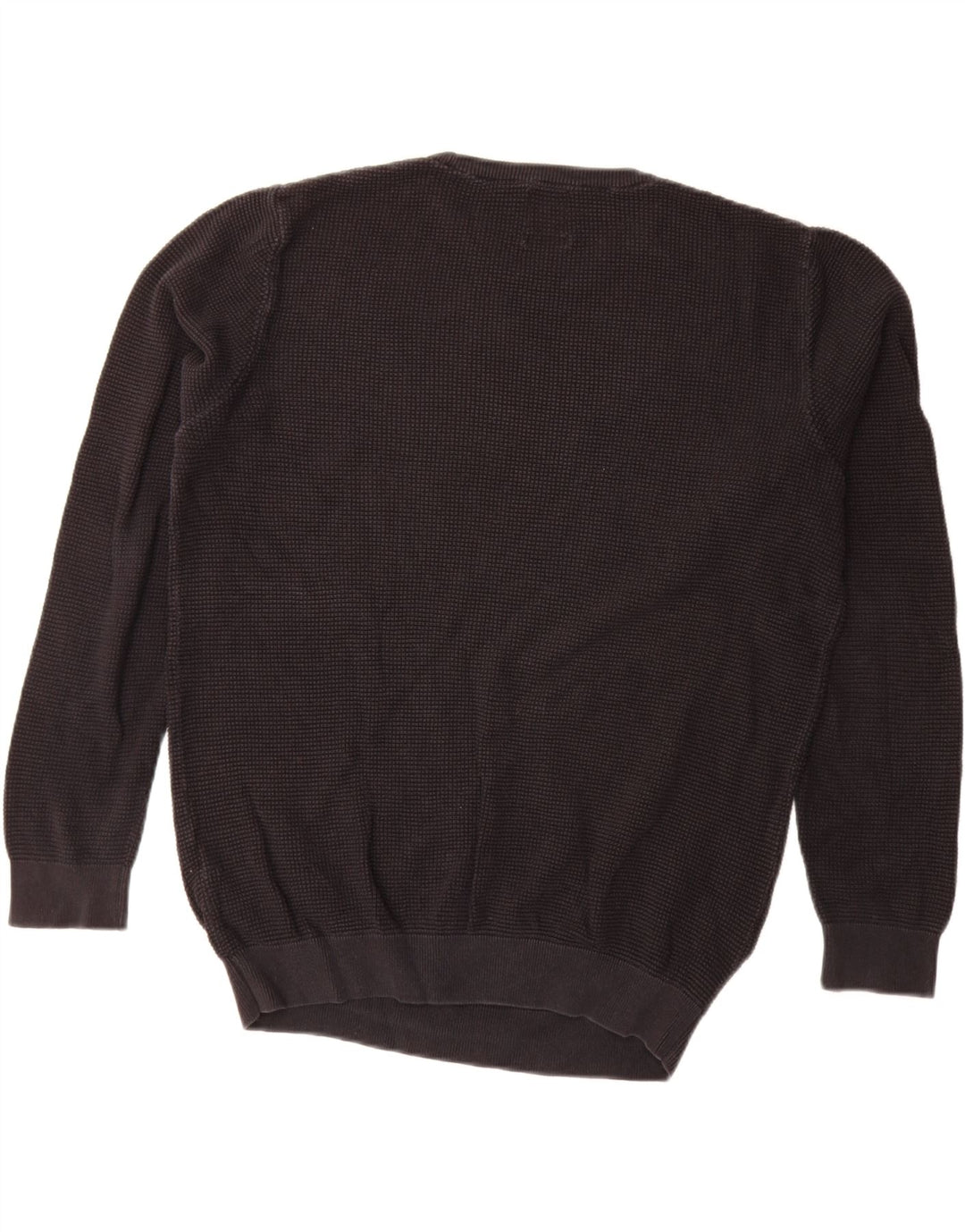 ZARA sweater med rund hals til mænd mellem sort bomuld