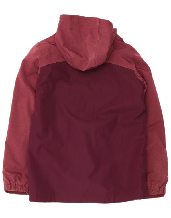 Berghaus Pige Hooded Windbreaker Coat 12-13 år Burgundy Colourblock