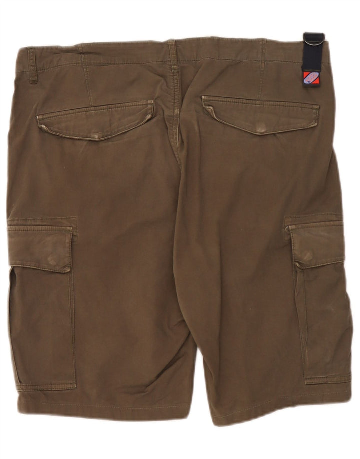 Scotch & Soda Herre Pegged Cargo Shorts W34 Large Khaki Cotton