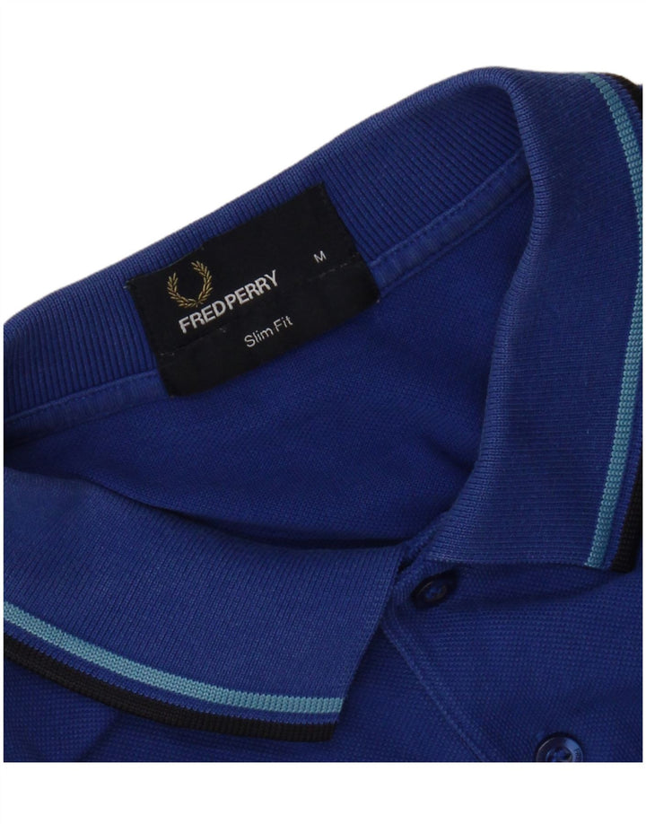 Fred Perry Herre Slim Fit Polo Shirt Medium Blue