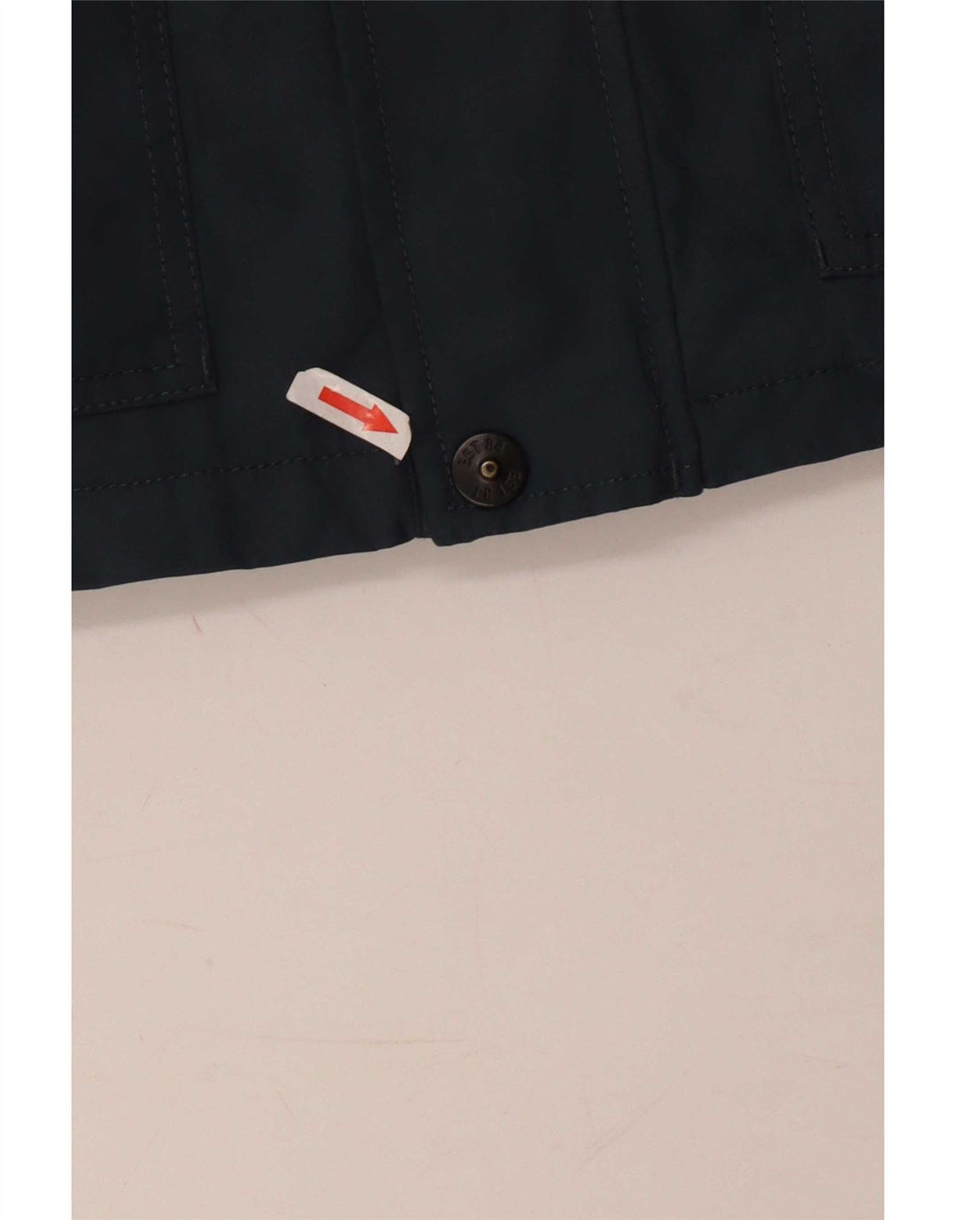 Marks & Spencer Herre Hættevindjakke UK 38 Medium Blue Polyester