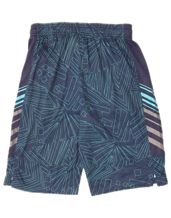 Russell Athletic Boys Sportsshorts 13-14 år XL Navy Blue Geometric