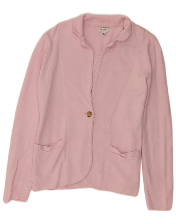 J. CREW Dame oversized cardigan sweater UK 10 Small Pink