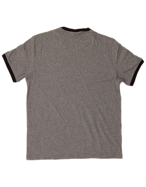 Champion Herre grafisk T-shirt Top Stor grå flækket bomuld