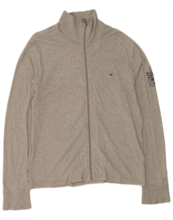 Tommy Hilfiger Herre træningsdragt Topjakke Stor Grå Bomuld
