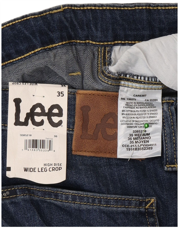 Lee Womens High Rise denimshorts W35 Large Blue Cotton