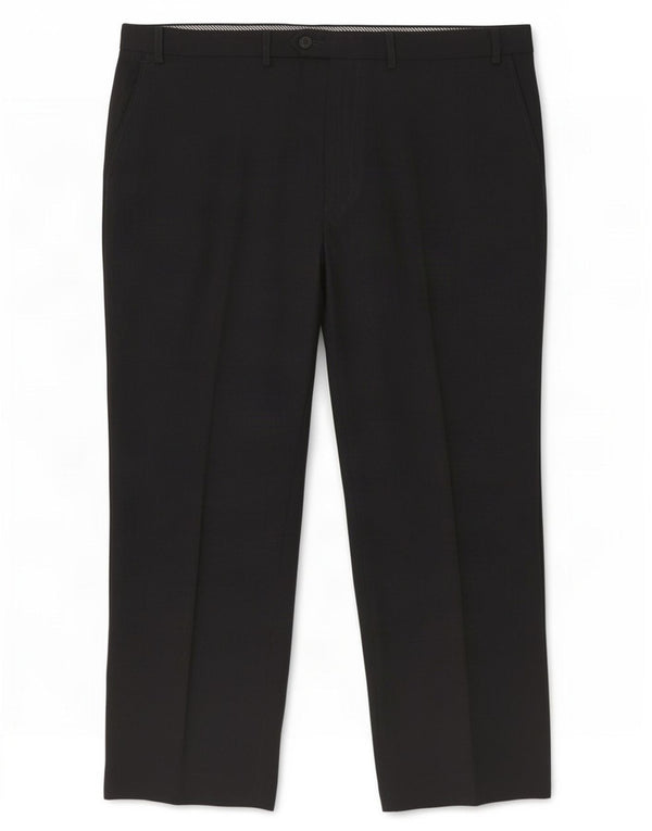 Marks & Spencer Straight Suit Bukser til mænd W42 L29 Sort polyester
