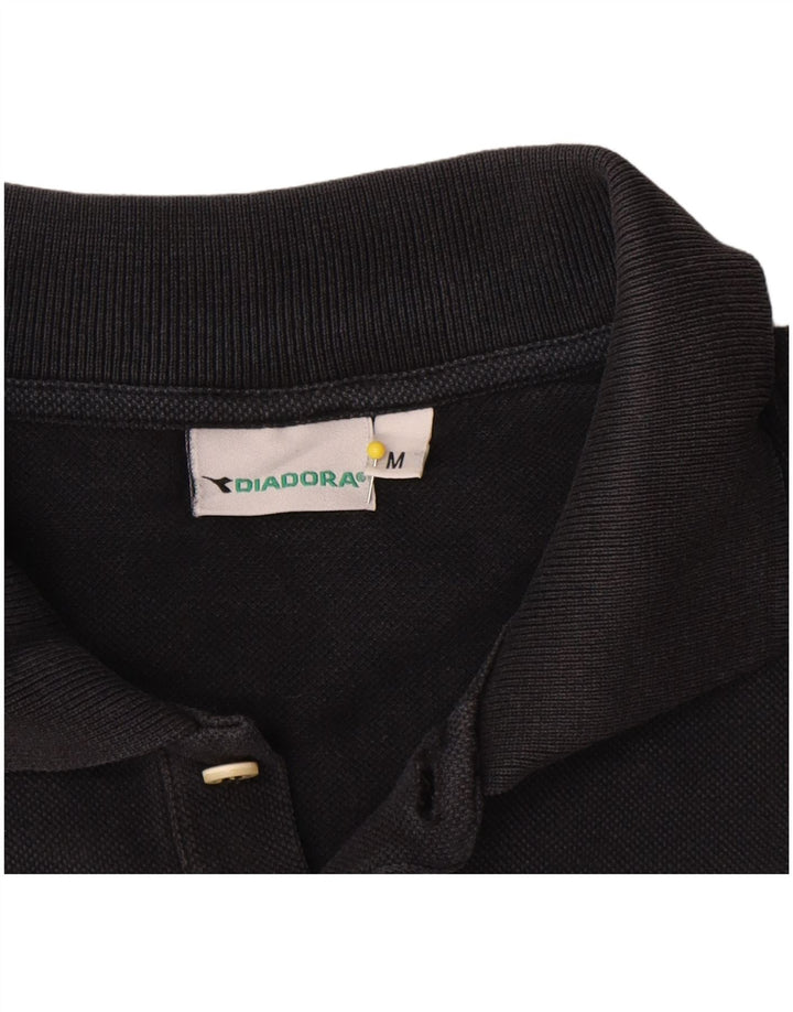 Diadora herre poloshirt Medium sort bomuld