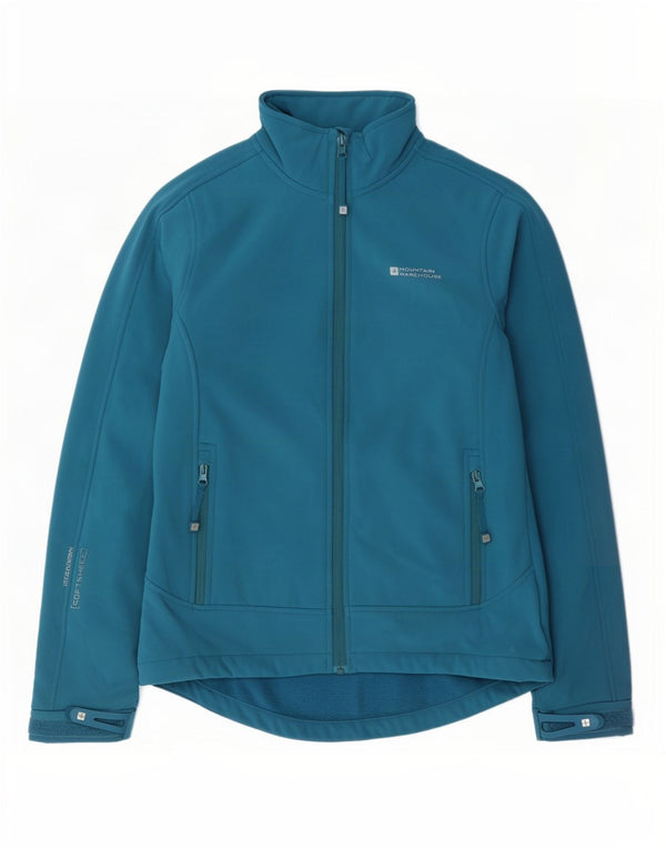 Mountain Warehouse Dame træningsdragt Topjakke UK 10 Small Blue Polyester
