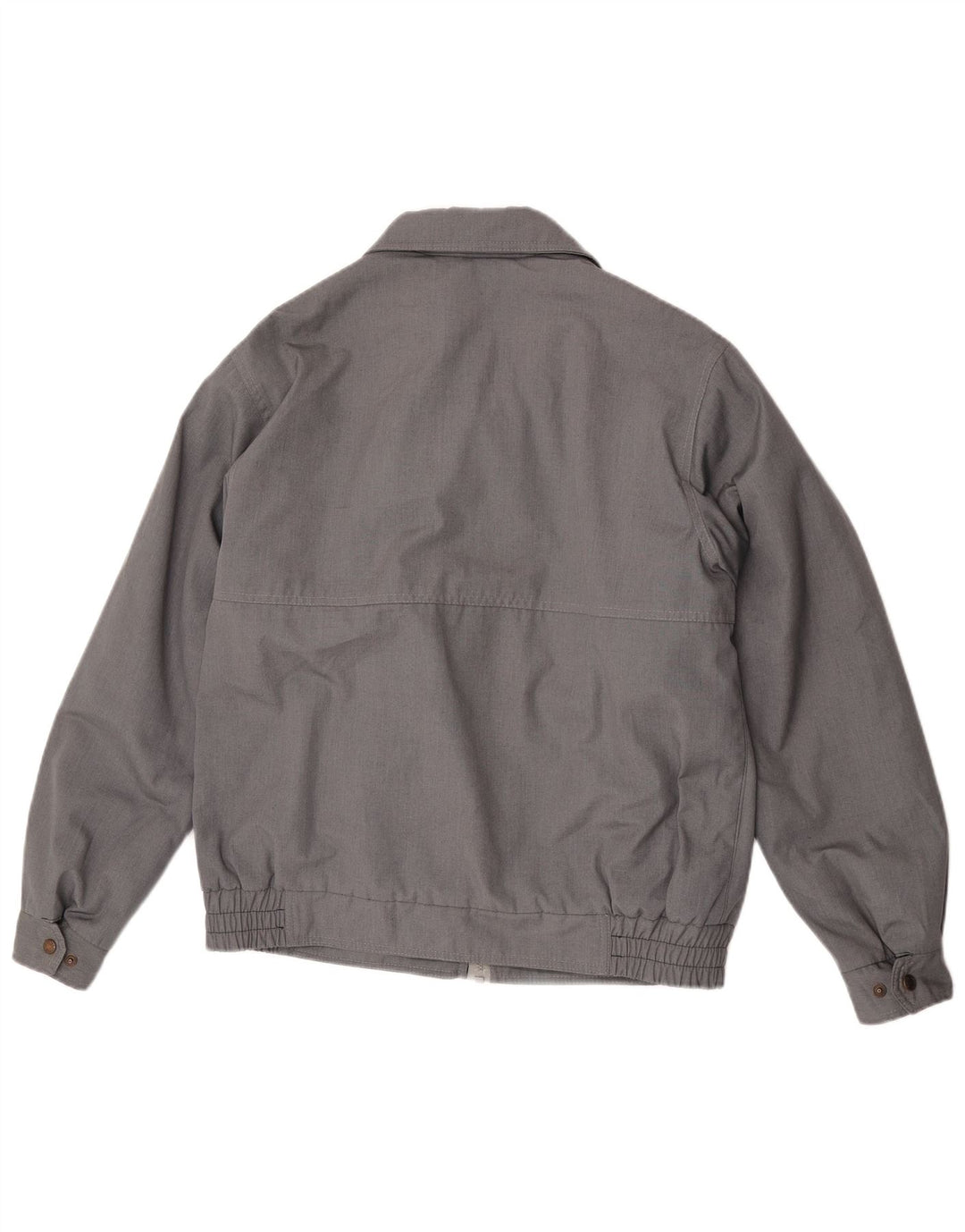 Vintage Herre Bomber Windbreaker Jacket UK 38 Medium Grey