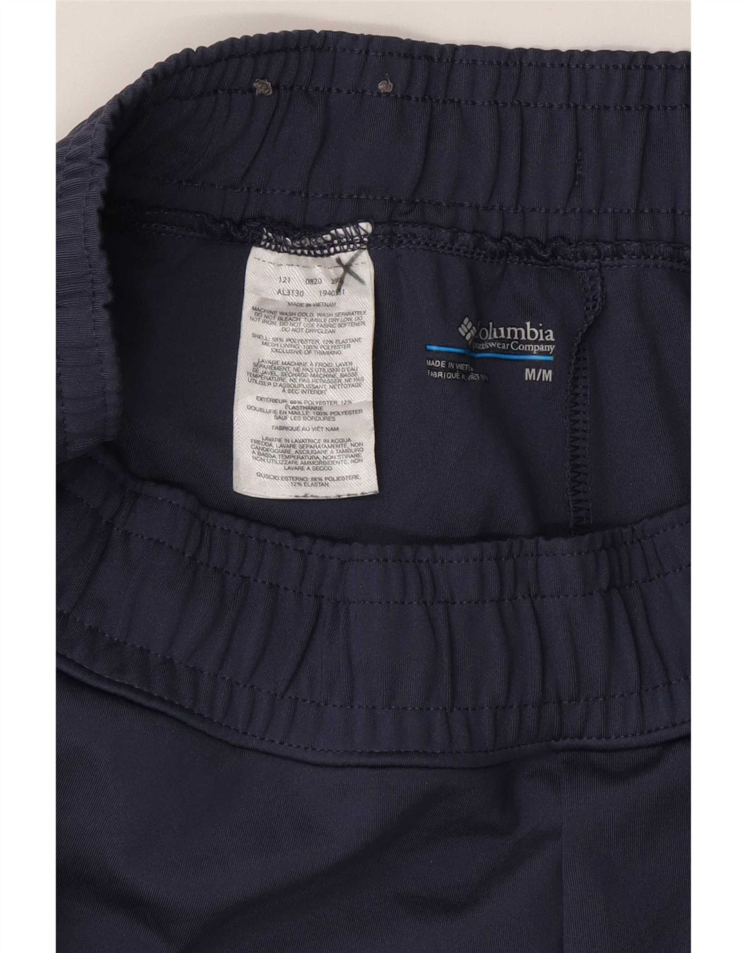 Columbia Dame tilspidsede Casual Bukser UK 12 Medium Navy Blue Polyester