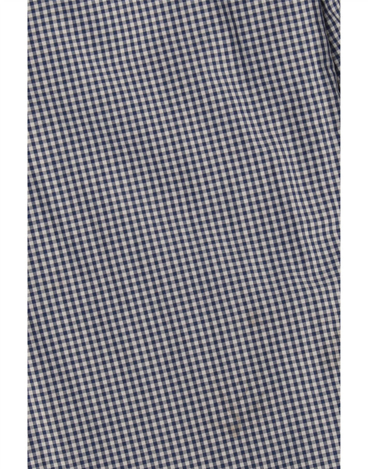 TOMMY HILFIGER Herre Regular Fit skjorte XL Marineblå Gingham