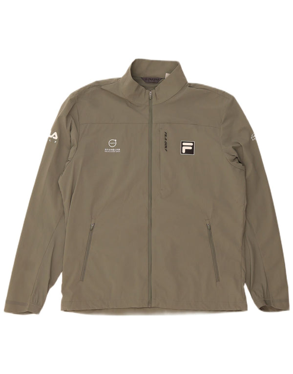 Fila Womens Regular Fit træningsdragt Topjakke UK 18 XL Khaki
