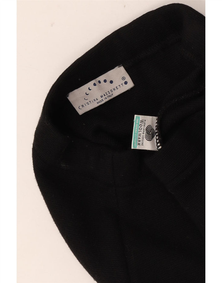 Cristina Mazzonett Dame Maxi Nederdel Medium W28 Sort Virgin Wool