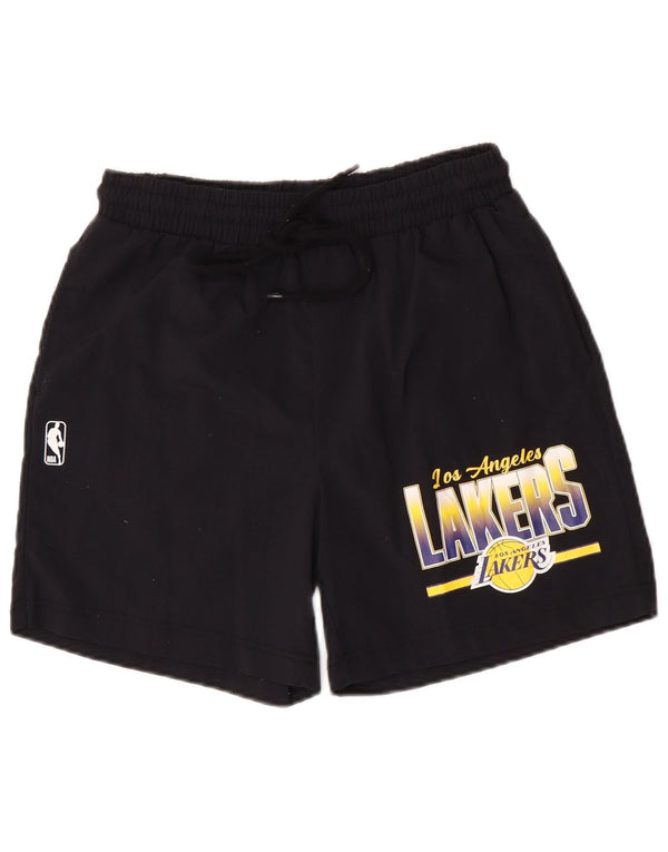 NBA Herre Los Angeles Lakers Graphic Sports Shorts Medium Sort Nylon