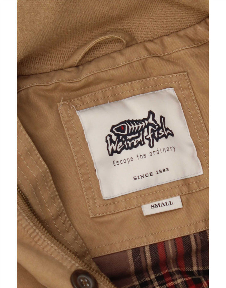 Weird Fish Herre Utility Jacket UK 36 Small Brown