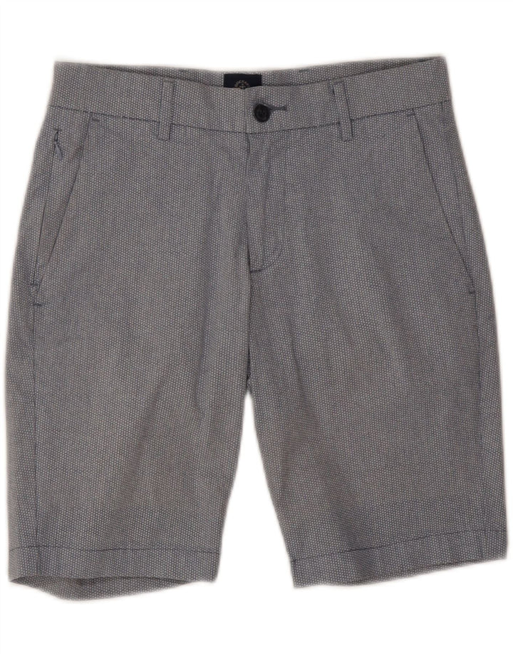 Dockers Herre Flex Chino Shorts W28 Mellemgrå plettet bomuld