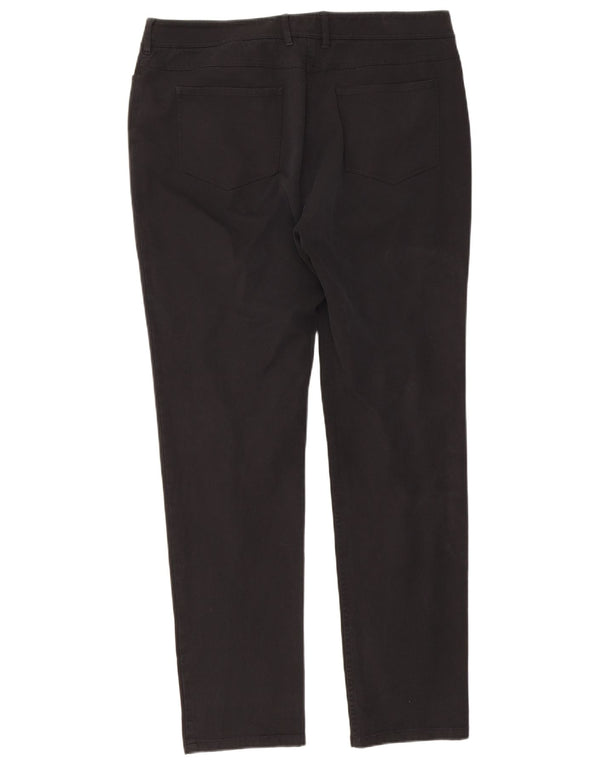 Hobbs Dame Skinny Casual Bukser UK 16 Large W34 L31 Sort Bomuld
