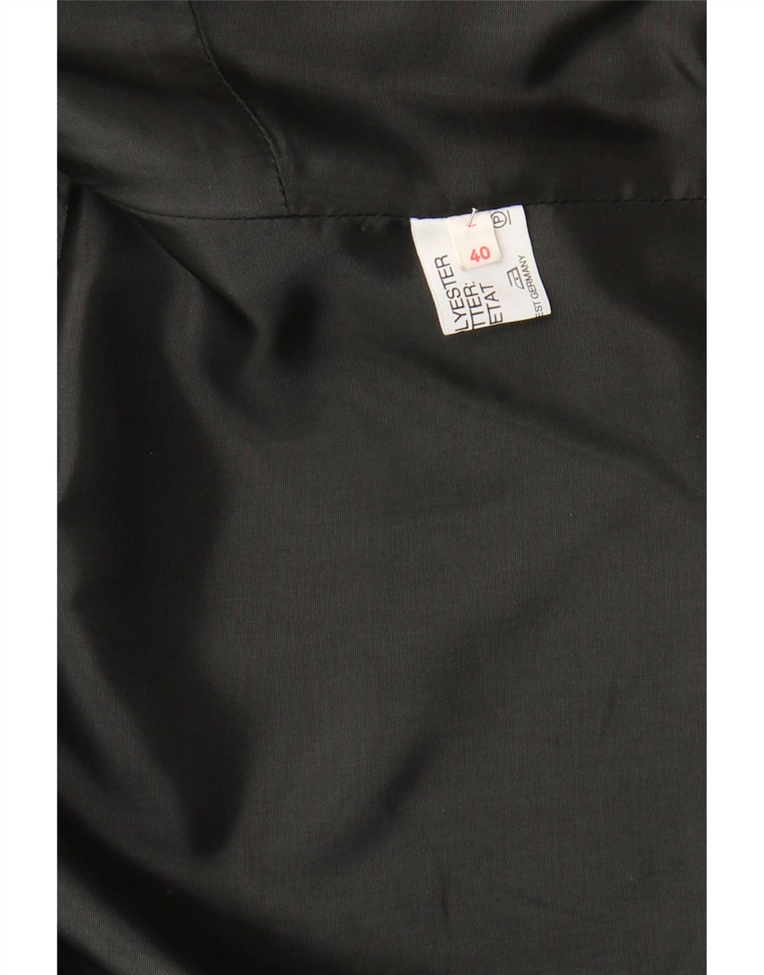 VINTAGE Womens 1/2 Sleeve Bolero Top EU 40 Medium Black Polyester Vintage Vintage and Second-Hand Vintage from Messina Hembry 
