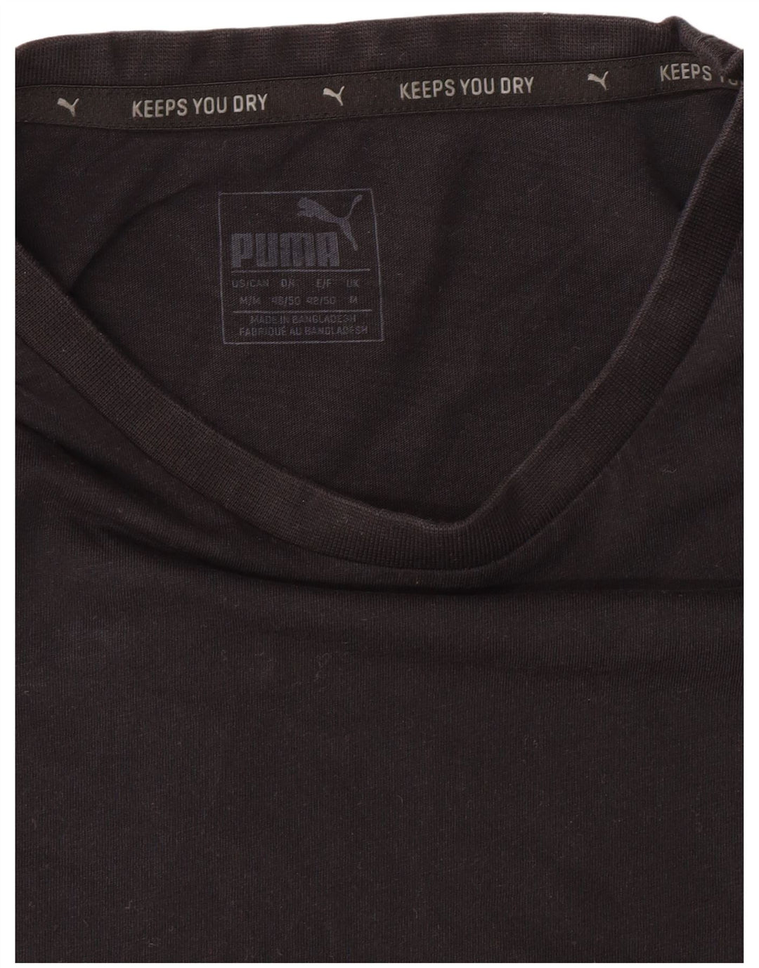 Puma Herre Grafisk T-Shirt Top Medium Sort