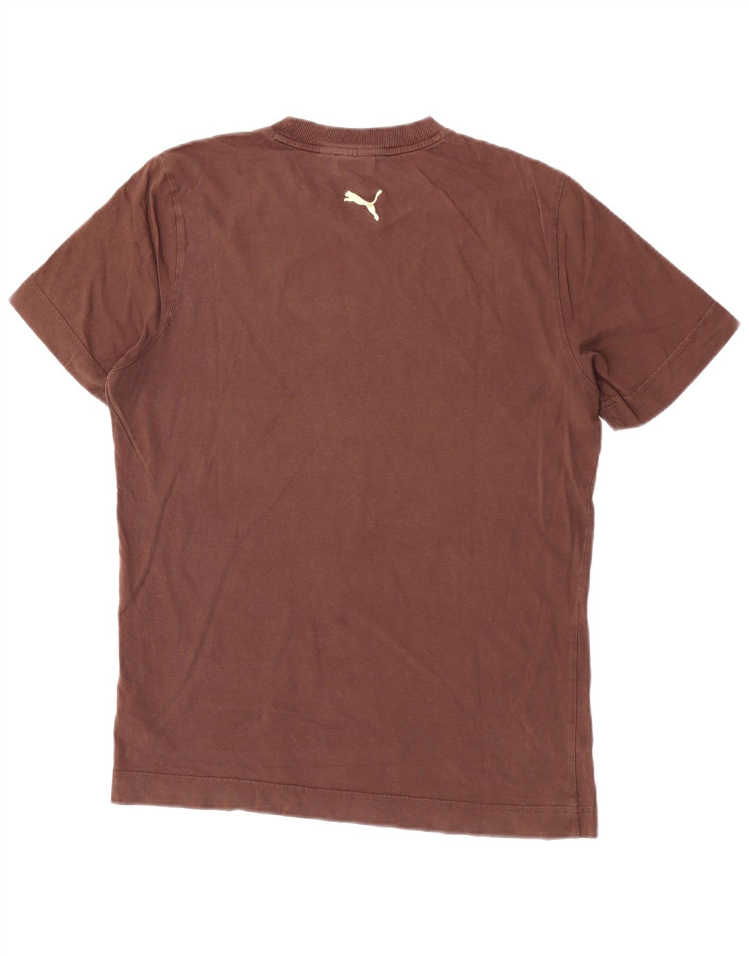 Puma Herre Grafisk T-Shirt Top Medium Brun