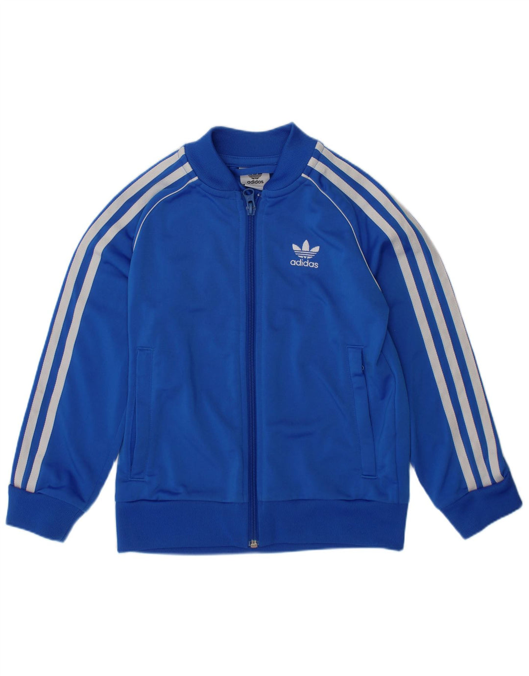 ADIDAS Træningsdragt til drenge Topjakke 5-6 år Blå Polyester
