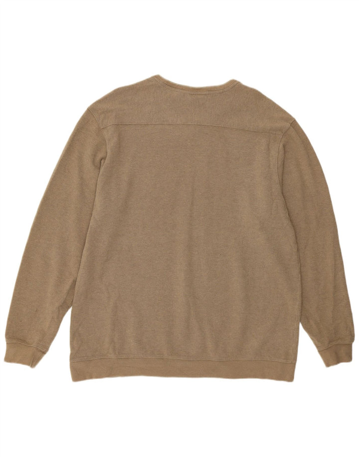 L.L.Bean Herre Top Langærmet XL Beige Bomuld