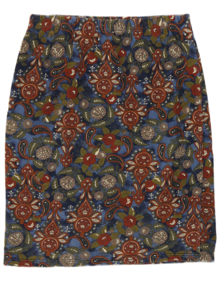 Vintage kvinders blyantnederdel W30 Medium flerfarvet Paisley