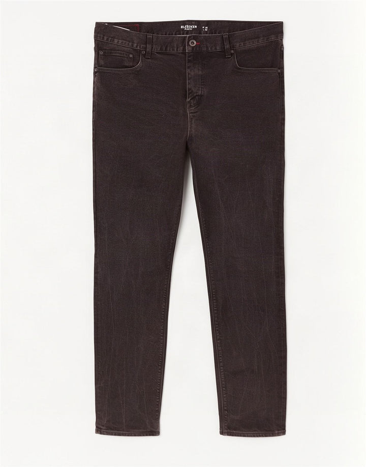 Tommy Hilfiger Herre Bleecker Slim Jeans W40 L32 Sort Bomuld