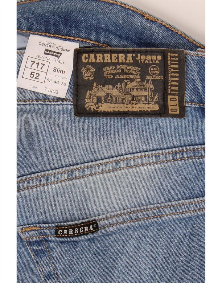 CARRERA Herre 717 Slim Jeans W36 L29 Blå Bomuld