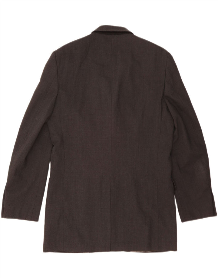 Marks & Spencer Herre 3-knaps blazerjakke UK 38 Medium Sort Polyester