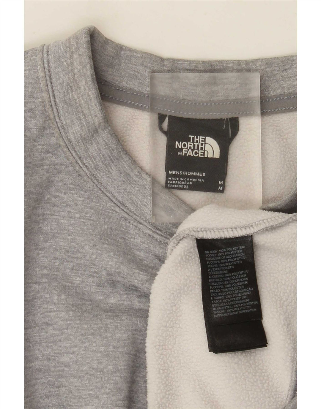 The North Face Herre Sweatshirt Jumper Medium Grey Flecked Polyester